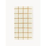 Bēšs rakstains vilnas paklājs (Kallie) 80x150