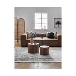 Темно-коричневый диван столовый набор (дан)