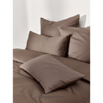 Коричневый хлопковый сатиновый пододеяльник Comfort (WW) 190x200