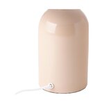 Vaaleanpunainen metallinen pöytävalaisin (Walter)