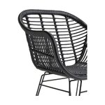 Musta puutarhatuoli (Costa)