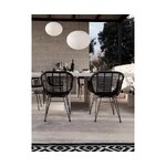 Musta puutarhatuoli (Costa)