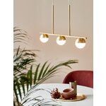 Kultavalkoinen riippuvalaisin Contina (Nordlux)