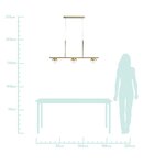 Kultavalkoinen riippuvalaisin Contina (Nordlux)