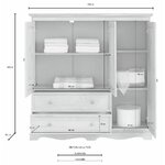 White large wardrobe (melissa)