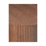 Круглый раздвижной обеденный стол темно-коричневого цвета (Filo) 120-160 см