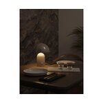 Smėlio spalvos įkraunama LED stalo lempa (Walter)