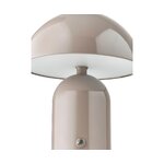 Smėlio spalvos įkraunama LED stalo lempa (Walter)