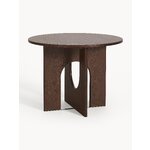 Tummanruskea pyöreä ruokapöytä (Apollo) D=100