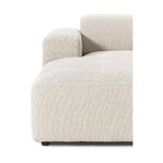 Smėlio spalvos modulinė kampinė sofa (Melva), 319x195