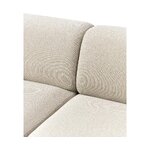 Smėlio spalvos modulinė kampinė sofa (Melva), 319x195