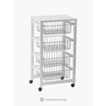 Serviravimo vežimėlis 515 Gingerone Bianco (Arredamenti Italia)