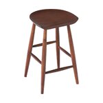 Tamsiai ruda mango medienos baro kėdė (Nino), aukštis = 66