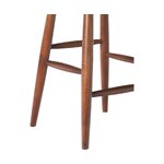 Tamsiai ruda mango medienos baro kėdė (Nino), aukštis = 66