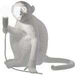 Balta dizaina galda lampa "Monkey" (Kleine Design)