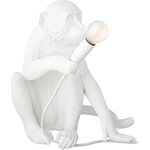 Balta dizaina galda lampa "Monkey" (Kleine Design)