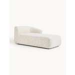 Balts Bouclé dīvāna modulis (Sofija)