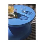 Gaiši zils dārza kafijas galdiņš (Gigi)