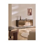 Dizainerio masyvo medžio spintelė (Scarlett)