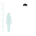 Black ceiling light (none) (incomplete, hall sample)