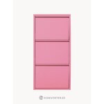Розовый шкаф для обуви Caruso (Kare Design)