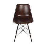 Dark brown chair melia (clayre &amp; eef)