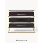 Brown designer chest of drawers (lyle) in good condition