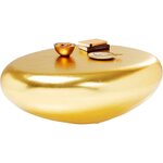 Golden design coffee table pebble (rough design)