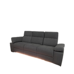 Anthracite sofa 3-seater with relaxation function kilado whole