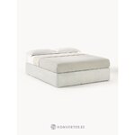 Light gray bed (Enya) 200x200