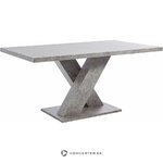 Pilkas pietų stalas (160x90)