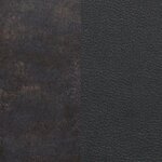 Dark gray dining table (80x80) (lynn)