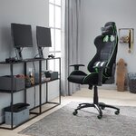 Black-green office chair (lamdrup)