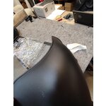 Black Faux Leather Bar Stool Tina (Actona) h=76