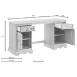 Solid wood desk (melissa)