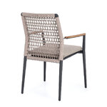 Beige wicker garden chair (maddox)