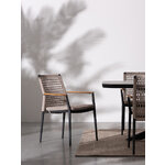 Beige wicker garden chair (maddox)