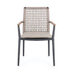 Beige wicker garden chair (maddox)