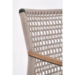 Beige wicker garden chair (maddox)