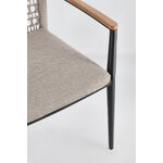 Beige wicker garden chair (maddox)