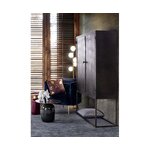Golden floor lamp coralie (bizzotto) with a beauty flaw