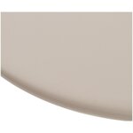 Beige metal garden sofa table (sunderland) d=65 intact, boxed, with cosmetic defects, hall sample