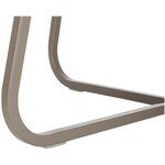 Beige metal garden sofa table (sunderland) d=65 intact, boxed, with cosmetic defects, hall sample