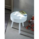 Balts dīvāna galds ar led apgaismojumu monroy (jotex) ar skaistuma trūkumiem