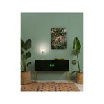 Black design chest of drawers (greenery) in a box, with small cosmetic defects