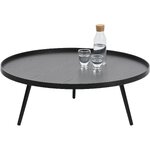 Black coffee table mesa (wood) intact
