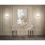 Design velvet bar stool sgabello (mauro ferretti) intact