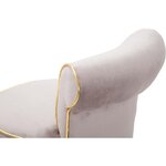 Design velvet bar stool sgabello (mauro ferretti) intact