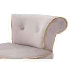 Design velvet bar stool sgabello (mauro ferretti) intact