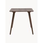 Dark brown dining table hatfield (gallery direct) 77x77